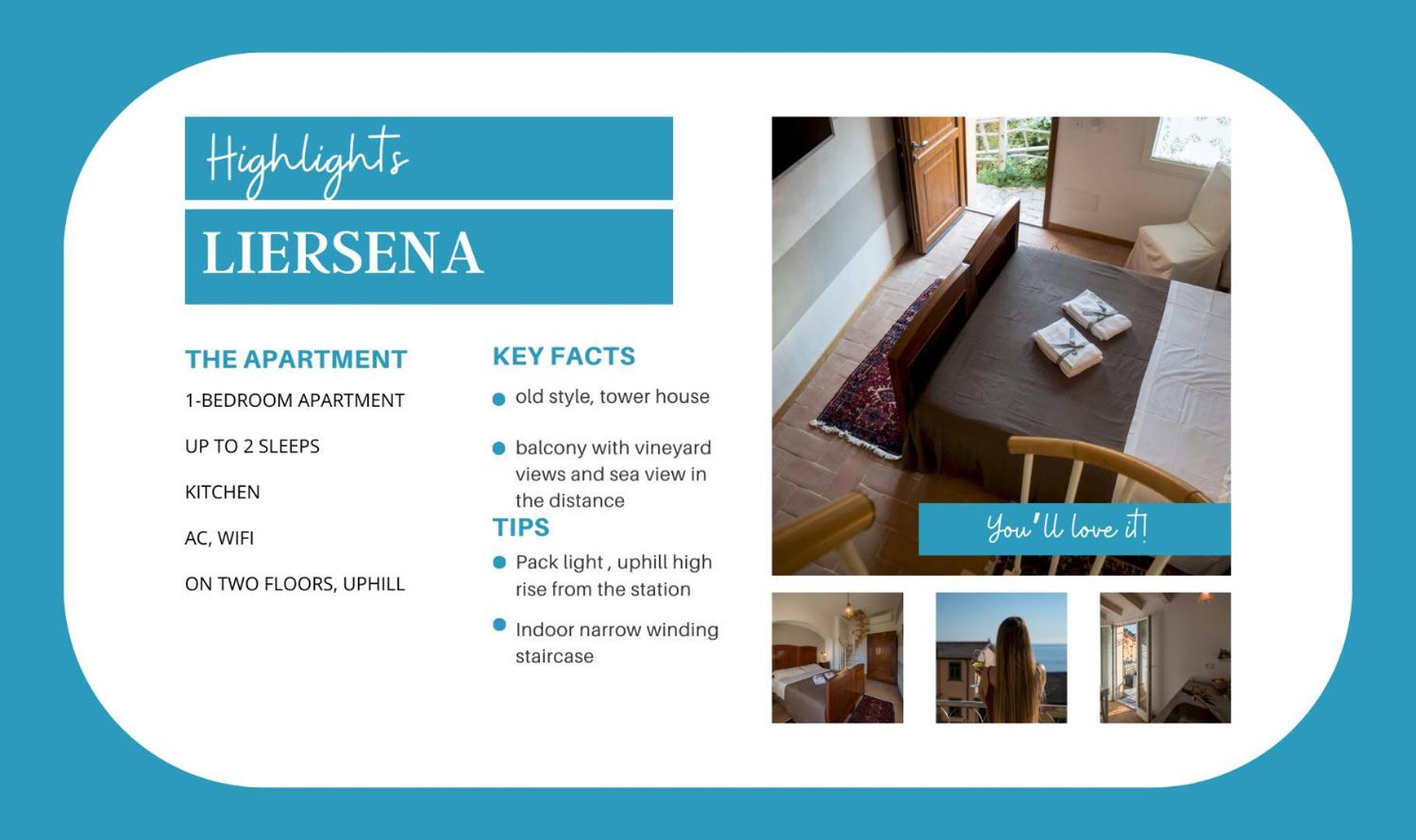 Liersena Sea View Mini Villa With Ac Μαναρόλα Εξωτερικό φωτογραφία