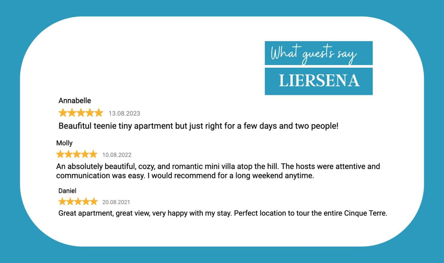 Liersena Sea View Mini Villa With Ac Μαναρόλα Εξωτερικό φωτογραφία